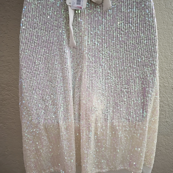 Metallic Gold Rush Sequin Slip By Intimately - Medium - Picture 4 of 11